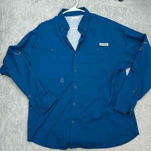 Columbia PFG button down shirt